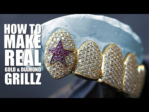 How to Make Gold Grillz (Real Gold & Diamond Teeth) The ULTIMATE Guide - TV Johnny, Icebox