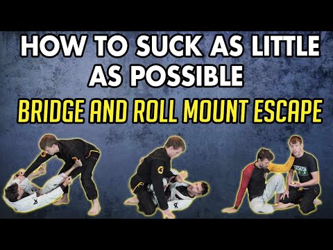 BJJ Lesson 34: Why We Did Not Teach The Bridge and Roll Escape From Mount - Fundamentals Of Escaping