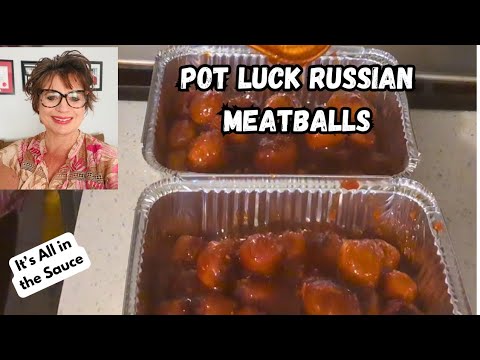 Easy Russian Meatballs / A Party Favourite & Great to make ahead and freeze