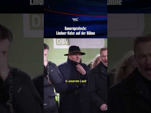 Bauernproteste: Lindner-Hater auf der Bühne | heute-show #shorts