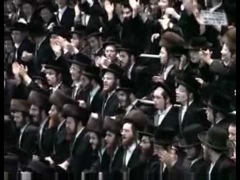 Rabbi Aharon Mordechai Rokeach at Belz Machnovka Wedding