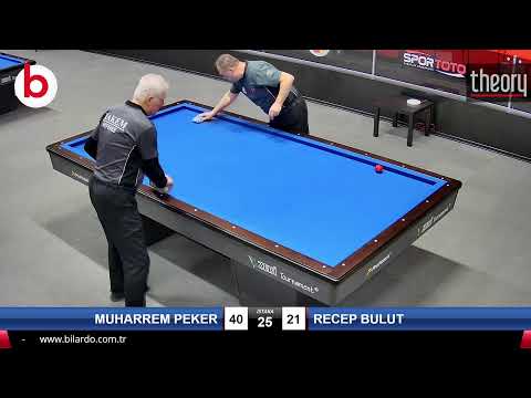 MUHARREM PEKER & RECEP BULUT Bilardo Maçı - 2022 ERKEKLER 1.ETAP-15.TUR