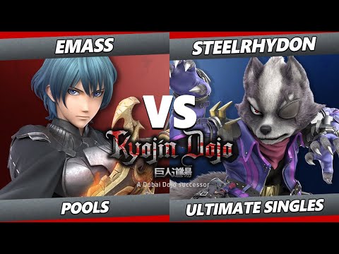 Kyojin Dojo - SteelRhydon (Wolf) Vs. eMass (Byleth, Cloud) SSBU Ultimate Tournament