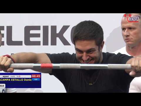 Men Jr, 105 kg - World Classic Powerlifting Championships 2019