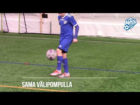 Ajax-Sarkkirannan yksilöharjoitteet - ponnauttelu jaloin