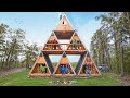 OVERNIGHT CHALLENGE IN 6 MICRO A-FRAME CABINS!