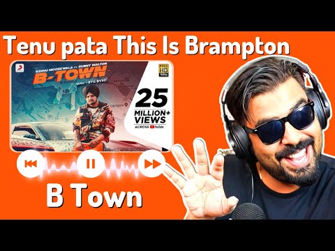 Sidhu Moose Wala B Town Reaction | Sidhu Moose Wala Reaction | Punjabi Song Reaction | AFAIK