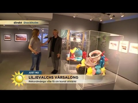 Rekordmånga ville ställa ut på årets Vårsalong - Nyhetsmorgon (TV4)