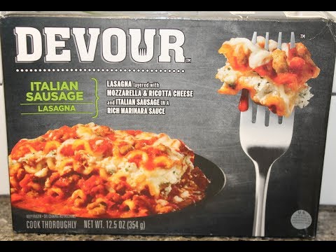 Devour: Italian Sausage Lasagna Review