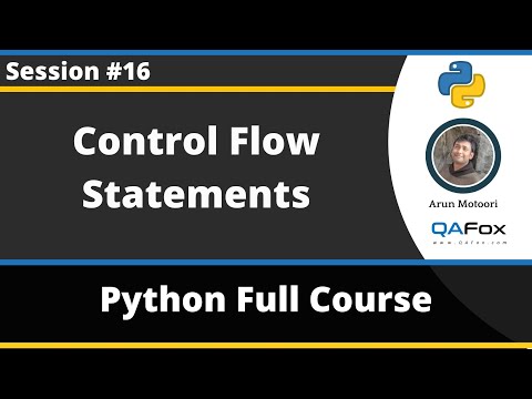 Control Flow Statements In Python Python Tutorial Part 16