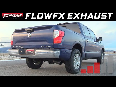 2017-20 Nissan Titan 5.6L - Flowmaster FlowFX Cat-Back Exhaust System 717910