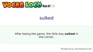 Video thumbnail for sulked
