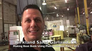 Making Boat Bunk Using Plastic Lumber (Part 1 of 2)