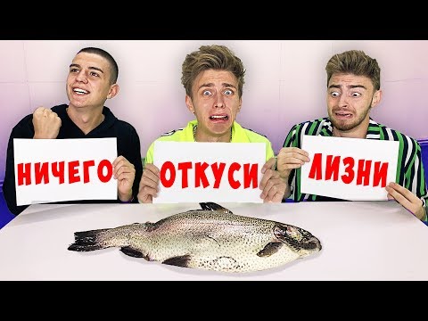 ОТКУСИ, ЛИЗНИ или НИЧЕГО ЧЕЛЛЕНДЖ !
