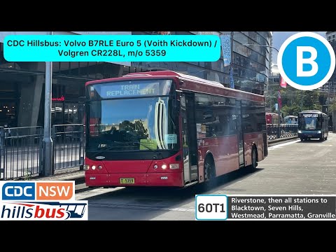 CDC Hillsbus: Volvo B7RLE Euro 5 (Voith Kickdown) / Volgren CR228L, m/o 5359