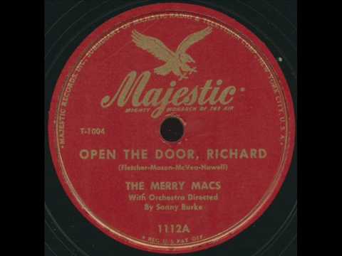 Merry Macs - Open the door, Richard