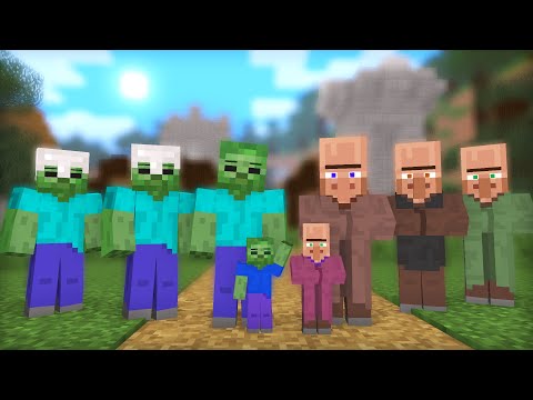Magmuz - Zombie & Villager Life: Full Animation I - Minecraft Animation