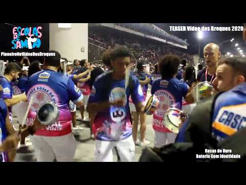 Breques Rosas de Ouro 2020 - TEASER Vídeo dos Breques - Bateria Com Identidade #VídeoDosBreques2020