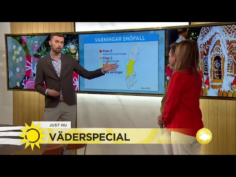 Meteorologen: Kan bli besvärligt på vägarna" - Nyhetsmorgon (TV4)