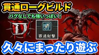 【ディアブロ4】バグなしでも強いっぽい貫通ローグビルド作り！久々にまったり遊ぶ！参加◎【DIABLO4】