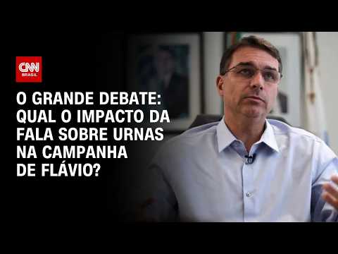 Flávio Bolsonaro: Qual o impacto da fala sobre urnas na campanha do senador? | O GRANDE DEBATE
