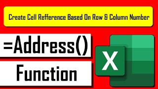 How to Use ADDRESS Function in Excel