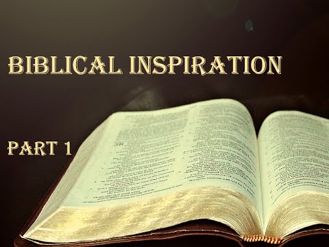 Biblical Inspiration