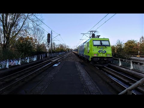 This might be the last time you see the 'Frog-butt' NSI IC Direct at full speed - Fly-by -