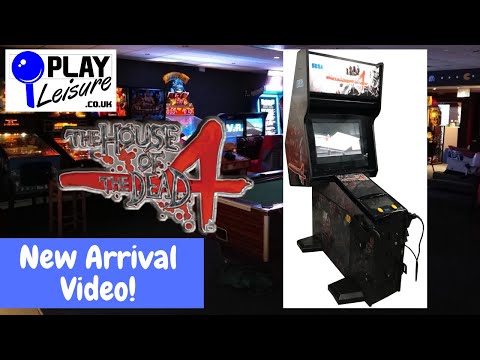 Horror! Zombies! Yup, it's the EPIC The House of The Dead 4 Arcade Machine...