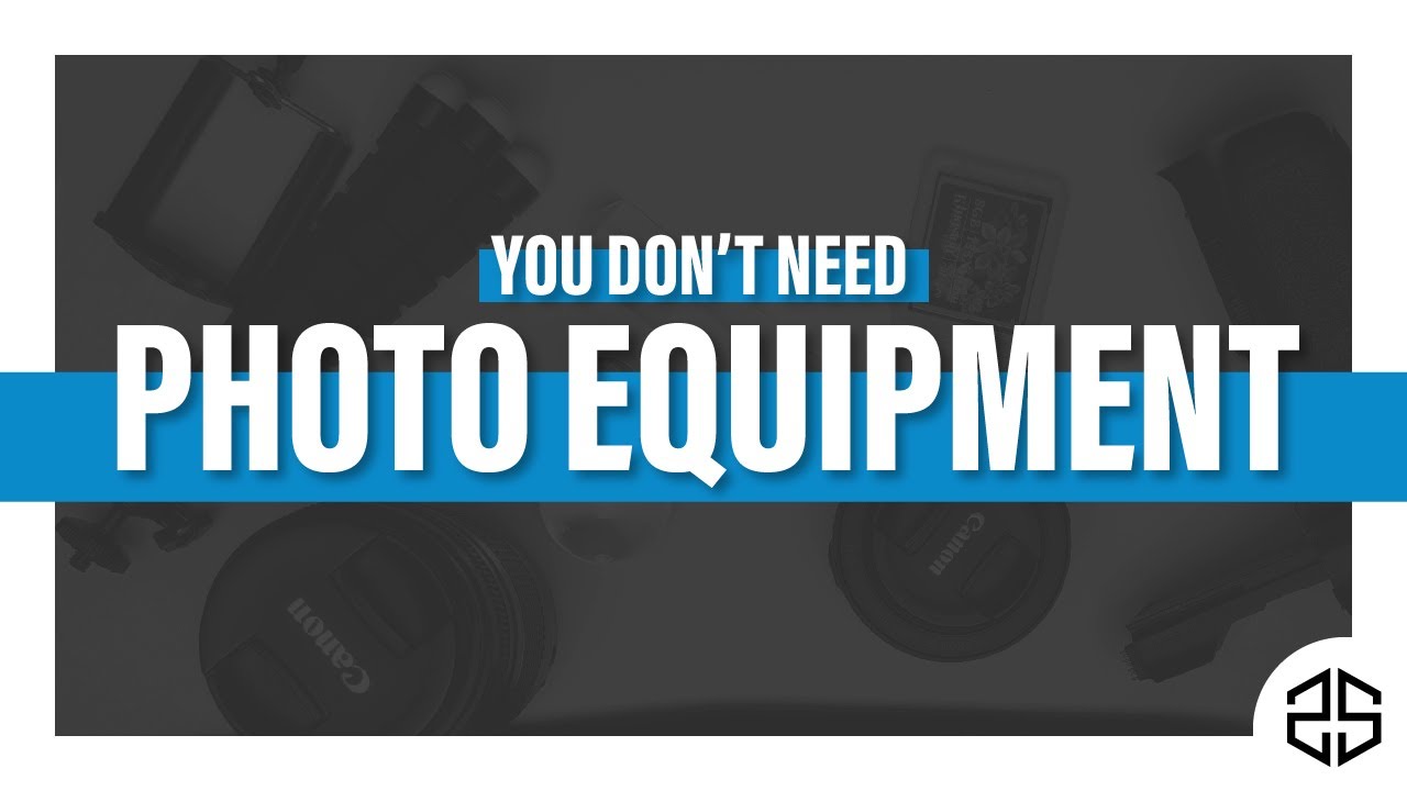 YOU just need a CAMERA! Photography equipment is not worth it in most cases, EXPLAINED