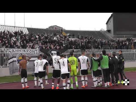 Sa Grobarima posle utakmice  | Partizan - Mladost Lučani 10.04.2016