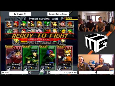 LAX TMG Smash Fest - Rat & Nick Vs Poskii & oh