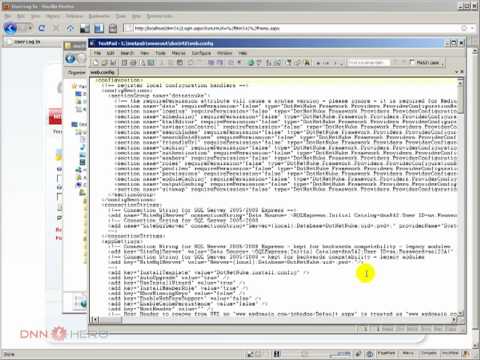DotNetNuke Tutorial - Adjusting the "Remember Login" option - Video #54