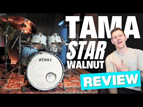 Tama Star Walnut Drum Set Review (Studio Demo)