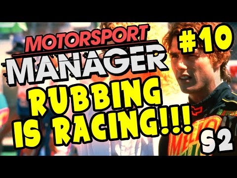 Motorsport Manager PC Career Gameplay: RUBBING IS RACING!!! - S2 Part 10