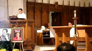 fr aquino's homily aug 22, 2009 cory aquino memorial mass