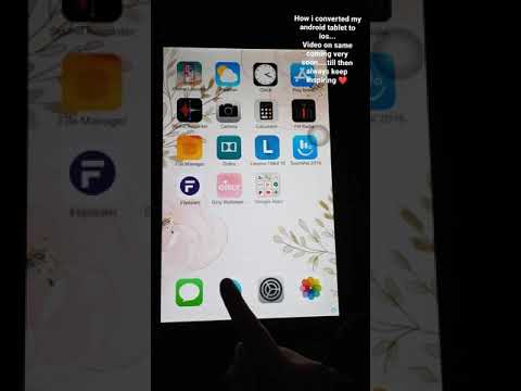 I converted my android tab to ipad || lenovo 4 10 into ipad😍