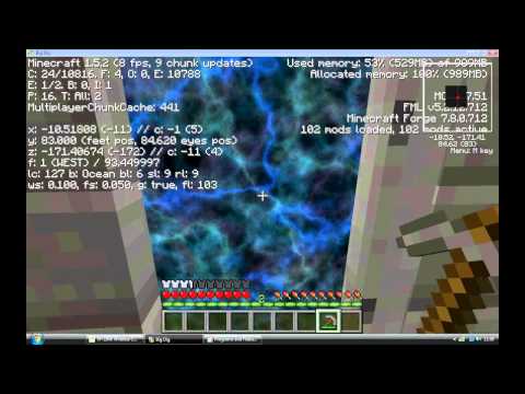 Lets Play Minecraft ModVenture Ep.1, Descoverting the depths of a new Minecraft