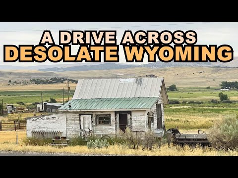 A Drive Across DESOLATE WYOMING - Cheyenne To Cody