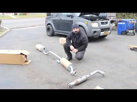 The Most Complete & Cheapest Exhaust System Honda Element with Catylic Converter Overview Review