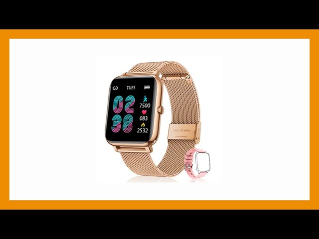 Vídeo relacionado con Reloj Inteligente Hombre Mujer, 1.83" Smartwatch con Llamadas Bluetooth/Presión Arterial/Pulsómetro/Monitor de Sueño, Podómetro, 123 Modo Deportivo, Impermeable IP68 Pulsera Actividad para Android iOS