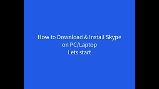 How to Download & Install Skype for Windows 7 8 10 / Laptop Mac PC