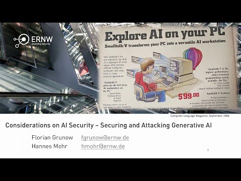 MRMCD2024 A Practical Approach to Generative AI Security