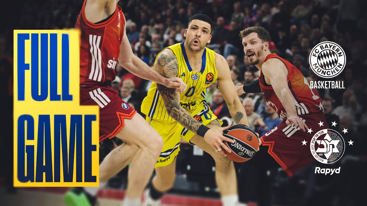 המשחק המלא: באיירן מינכן - מכבי Rapyd ת"א 71:95