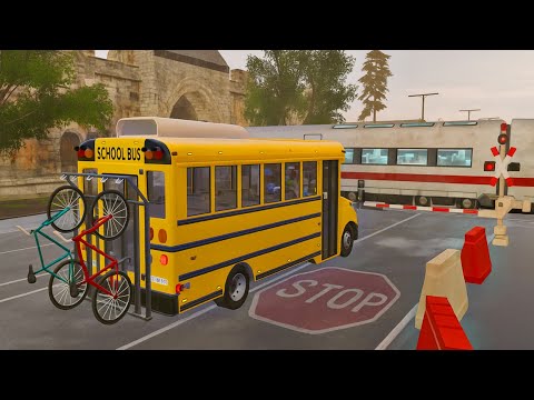 School Bus Coach Realistic Driving - New School bus City Multiplayer EVO - Android Gameplay 
