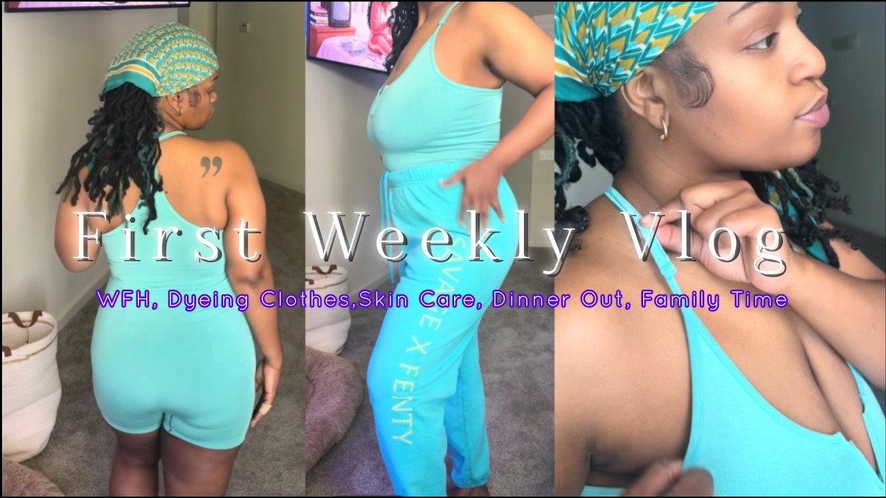 First Weekly Vlog | WFH, Savage X DIY, & Getting back into recording content!