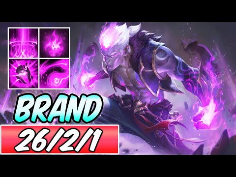 S+ FULL AP BURST BRAND | Best Build & Runes | ETERNAL DRAGON BRAND MID GAMEPLAY | League of Legends