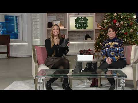 Earth Leather Multi-Strap Ankle Boots - Emerald on QVC