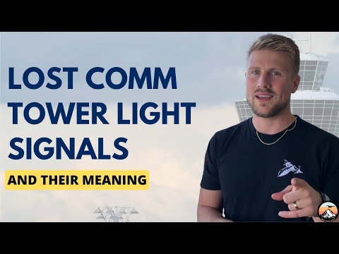 Sinais e significados de luz da torre de comunicação perdida