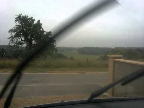 PIAA Aero Vogue Silicon Wiper. 1st wipe light rain in the morning